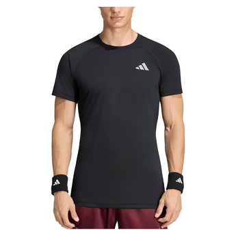 Men's New York Freelift Pro Tennis Tee Black,Apparel,Adidas,,,Tennis Express,KR0485-3