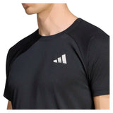 Men's New York Freelift Pro Tennis Tee Black,Apparel,Adidas,,,Tennis Express,KR0485-6