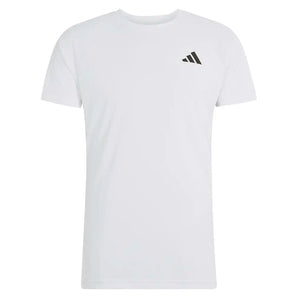 Men's New York Freelift Pro Tennis Tee White,Apparel,Adidas,White,XS,Tennis Express,KR0486-1