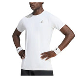 Men's New York Freelift Pro Tennis Tee White,Apparel,Adidas,,,Tennis Express,KR0486-3
