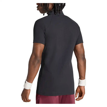 Men's New York Freelift Pro Tennis Polo Black,Apparel,Adidas,,,Tennis Express,KR0487-4
