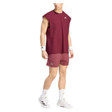 Men's New York Tennis Shorts and Tights Set Maroon,Apparel,Adidas,,,Tennis Express,KR0488-5