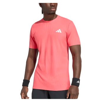 Men's GameSet Freelift Tennis Tee Pure Turbo,Apparel,Adidas,,,Tennis Express,KR0499-3