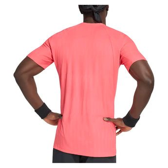 Men's GameSet Freelift Tennis Tee Pure Turbo,Apparel,Adidas,,,Tennis Express,KR0499-4