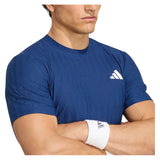 Men's GameSet Freelift Tennis Tee Dark Blue,Apparel,Adidas,,,Tennis Express,KR0500-6