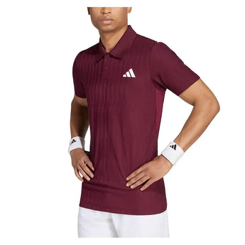 Men's GameSet Freelift Tennis Polo Maroon,Apparel,Adidas,,,Tennis Express,KR0503-3