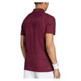 Men's GameSet Freelift Tennis Polo Maroon,Apparel,Adidas,,,Tennis Express,KR0503-4