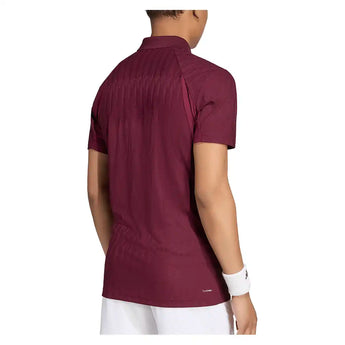Men's GameSet Freelift Tennis Polo Maroon,Apparel,Adidas,,,Tennis Express,KR0503-4