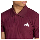 Men's GameSet Freelift Tennis Polo Maroon,Apparel,Adidas,,,Tennis Express,KR0503-6