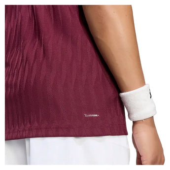 Men's GameSet Freelift Tennis Polo Maroon,Apparel,Adidas,,,Tennis Express,KR0503-7