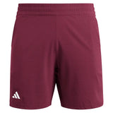 Men's GameSet 7 Inch Ergo Tennis Shorts Maroon,Apparel,Adidas,Maroon,XS,Tennis Express,KR0510-1