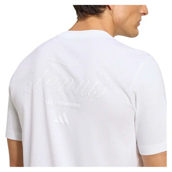 Men's London Graphic Tennis Top White,Apparel,Adidas,,,Tennis Express,KR2319-7