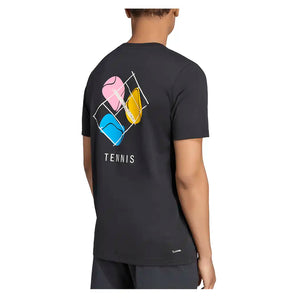 Men's New York Graphic Tennis Top Black,Apparel,Adidas,,,Tennis Express,KR2322-4
