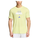 Men's Graphic Padel Tee Semi Frozen Lemon,Apparel,Adidas,,,Tennis Express,KR2323-3