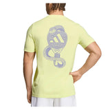 Men's Graphic Padel Tee Semi Frozen Lemon,Apparel,Adidas,,,Tennis Express,KR2323-4