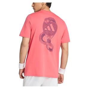 Men's Graphic Padel Tee Pure Turbo,Apparel,Adidas,,,Tennis Express,KR2324-4