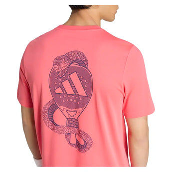Men's Graphic Padel Tee Pure Turbo,Apparel,Adidas,,,Tennis Express,KR2324-6