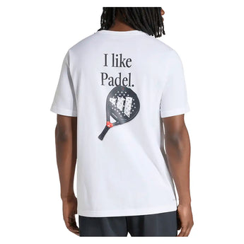 Men's Category Padel Tee White,Apparel,Adidas,,,Tennis Express,KR2327-4