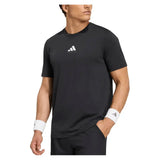 Men's Category Graphic Tennis Tee Black and White,Apparel,Adidas,,,Tennis Express,KR2332-3