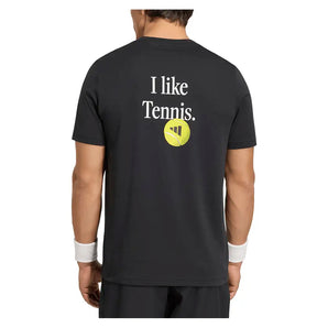 Men's Category Graphic Tennis Tee Black and White,Apparel,Adidas,,,Tennis Express,KR2332-4