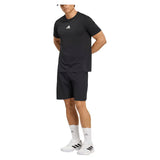 Men's Category Graphic Tennis Tee Black and White,Apparel,Adidas,,,Tennis Express,KR2332-5