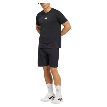 Men's Category Graphic Tennis Tee Black and White,Apparel,Adidas,,,Tennis Express,KR2332-5