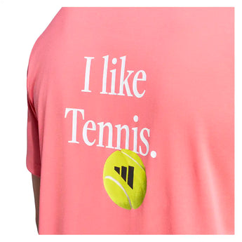 Men's Category Graphic Tennis Tee Pure Turbo,Apparel,Adidas,,,Tennis Express,KR2333-7