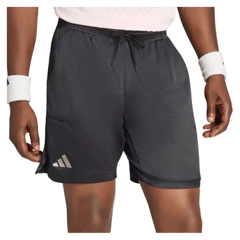 Men's New York Pro Ergo 7 Inch Tennis Shorts Black,Apparel,Adidas,,,Tennis Express,KR2408-3