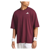 Men's New York Oversized Tennis Top Maroon,Apparel,Adidas,,,Tennis Express,KR2410-3