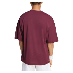 Men's New York Oversized Tennis Top Maroon,Apparel,Adidas,,,Tennis Express,KR2410-4