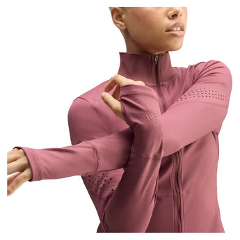 Women's Stella McCartney Longsleeve Midlayer Training Top Quiet Maroon,Apparel,Adidas,,,Tennis Express,KR3031-6