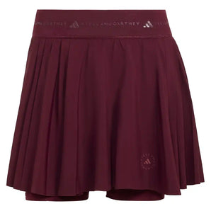 Women's Stella McCartney Pleated Training Skort Maroon,Apparel,Adidas,Maroon,XS,Tennis Express,KR3034-1