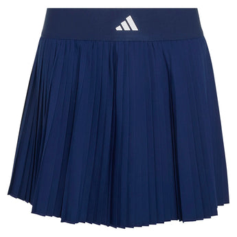 Girls' Club Pleated Tennis Skort Dark Blue and White,Apparel,Adidas,Dark Blue/White,XS,Tennis Express,KR3322