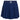 Girls' Club Pleated Tennis Skort Dark Blue and White