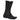 Unisex Cushioned Crew Tennis Socks Black and Grey Heather