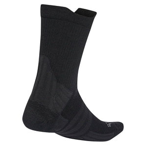 Unisex Cushioned Crew Tennis Socks Black and Grey Heather,Socks,Adidas,,,Tennis Express,KR3701-1