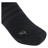 Unisex Cushioned Crew Tennis Socks Black and Grey Heather,Socks,Adidas,,,Tennis Express,KR3701-2