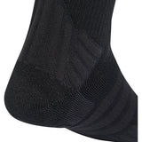 Unisex Cushioned Crew Tennis Socks Black and Grey Heather,Socks,Adidas,,,Tennis Express,KR3701-3