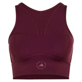 Women's Stella McCartney Crop Training Top Maroon,Apparel,Adidas,Maroon,XS,Tennis Express,KR6160-1