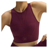 Women's Stella McCartney Crop Training Top Maroon,Apparel,Adidas,,,Tennis Express,KR6160-6