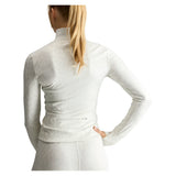 Women's Stella McCartney Longsleeve Printed Midlayer Training Top White and Grey,Apparel,Adidas,,,Tennis Express,KR6171_3