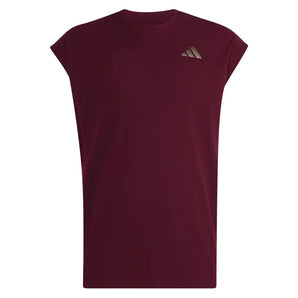 Men's New York Oversized Sleeveless Tennis Top Maroon,Apparel,Adidas,Maroon,XS,Tennis Express,KR9541-1