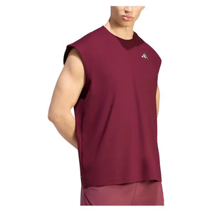 Men's New York Oversized Sleeveless Tennis Top Maroon,Apparel,Adidas,,,Tennis Express,KR9541-3
