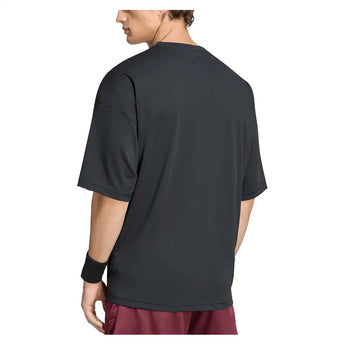 Men's New York Oversized Short Sleeve Tennis Top Black,Apparel,Adidas,,,Tennis Express,KR9542-4