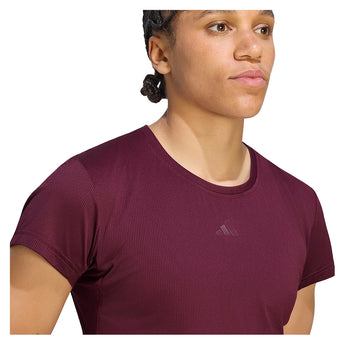 Women's GameSet FreeLift Tennis Tee Maroon,Apparel,Adidas,,,Tennis Express,KS1439-3