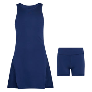 Girls' Club Tennis Dress Dark Blue,Apparel,Adidas,,,Tennis Express,KS2412-4