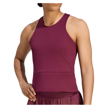 Women's GameSet Midi Y Tennis Tank Maroon,Apparel,Adidas,,,Tennis Express,KS3201-1
