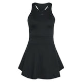Women's GameSet Y Tennis Dress Black,Apparel,Adidas,Black,XS,Tennis Express,KS3205