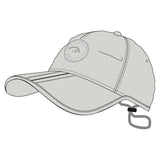 Women's Stella McCartney Running Cap Orb Grey and Dove Grey,Apparel,Adidas,,,Tennis Express,KS5475-1
