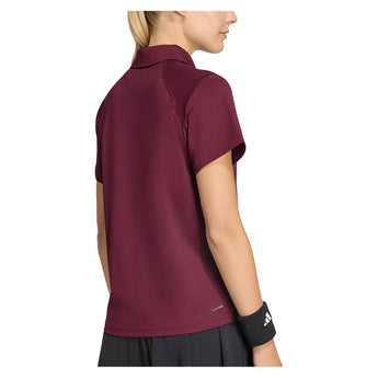 Women's Club Tennis Polo Maroon,Apparel,Adidas,,,Tennis Express,KS8266-2